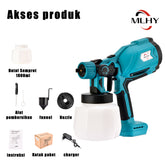 Lithium battery spray gun